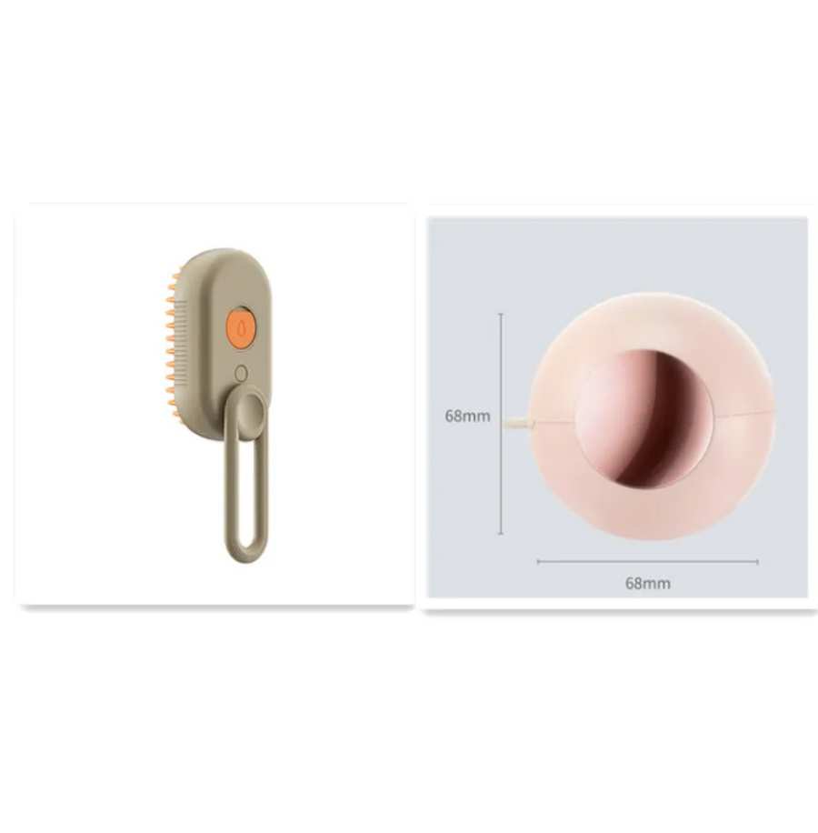 3-in-1 Pet Steam Grooming Brush
